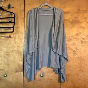 Float gray open vest - coldwater creek